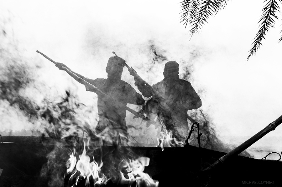 Road workers. Tarash, Sirajgonj, Bangladesh