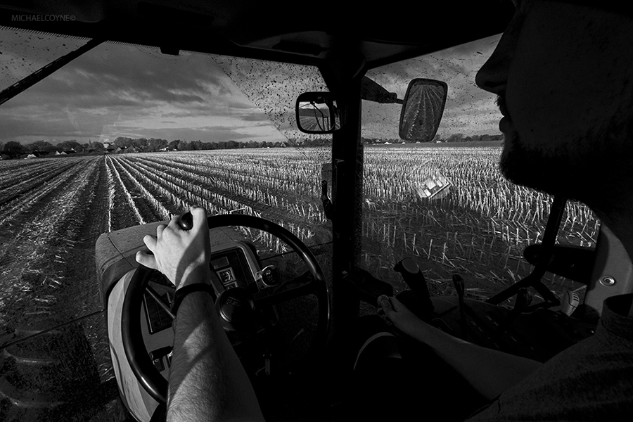 Ploughing a field. Bargstedt, Lower Saxony, Germany